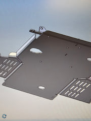 Load image into Gallery viewer, Engine/Transmission Skid Plate with Cat Guards for Nissan Xterra (2000-2004)