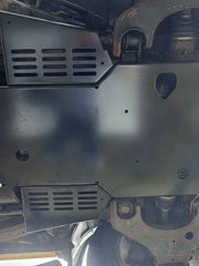 Load image into Gallery viewer, Engine/Transmission Skid Plate with Cat Guards for Nissan Xterra (2000-2004)