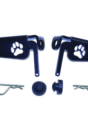 Load image into Gallery viewer, Paw Print Foot Pegs for Jeep Wrangler CJ, YJ, TJ, and LJ