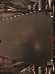 Load image into Gallery viewer, 1st Gen Toyota Tundra Transmission Skid Plate Installed.