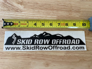 Black Skid Row Offroad Decal