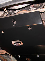 Load image into Gallery viewer, Front Skid Plate mounted on the Jeep Liberty KJ