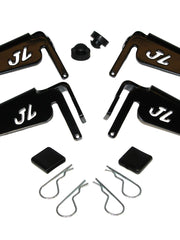 Load image into Gallery viewer, Jeep Wrangler JLU foot peg set with JL logo