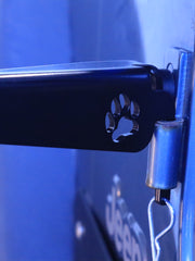 Load image into Gallery viewer, Paw Print Foot Pegs for Jeep Wrangler CJ, YJ, TJ, and LJ
