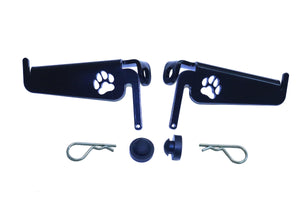 Paw Print Foot Pegs for Jeep Wrangler CJ, YJ, TJ, and LJ