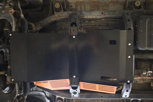 Toyota 1st Gen Tacoma Transmission Skid Plate with FRONT Catalytic Converter Guard (1995-2004)