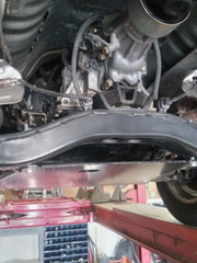 Load image into Gallery viewer, Installation on 2WD truck with curved transmission crossmember.
