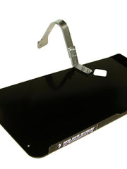 Load image into Gallery viewer, Full view from the top of drivers side with brackets of the Engine/Transmission skid plate for the Jeep Grand Cherokee ZJ
