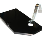 Load image into Gallery viewer, Full top view from passenger side with brackets of the Engine/Transmission skid plate for the Jeep Grand Cherokee ZJ
