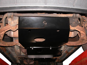 Front Skid Plate mounted on the Jeep Liberty KJ