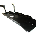 Load image into Gallery viewer, Full view of the Engine/Transmission skid plate with brackets attached for the JK Wrangler 2007-2011
