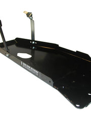 Load image into Gallery viewer, Full view of the Engine/Transmission skid plate with brackets attached for the JK Wrangler 2007-2011
