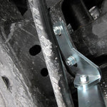 Load image into Gallery viewer, Close up of the plated bracket mounted on the Jeep Wrangler JK 2007-2011
