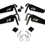 Load image into Gallery viewer, Front and rear foot pegs for the Jeep Wrangler JKU with JK cutout on all
