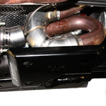 Load image into Gallery viewer, Exhaust loop skid plate mounted on the Jeep Wrangler JL shown protecting the loop in the exhaust
