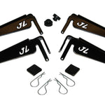 Load image into Gallery viewer, Jeep Wrangler JLU foot peg set with JL logo
