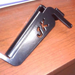 Load image into Gallery viewer, Foot peg for the Jeep Wrangler JK with logo that has tooling marks
