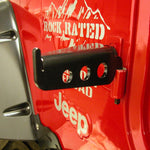 Load image into Gallery viewer, Driver&#39;s side foot peg with 3 holes that fit the CJ, YJ, TJ,  and LJ Jeep Wranglers

