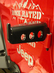 Load image into Gallery viewer, Driver&#39;s side foot peg with 3 holes that fit the CJ, YJ, TJ,  and LJ Jeep Wranglers

