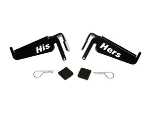 "His and Hers" foot pegs for Jeep JK, JL, JT front doors