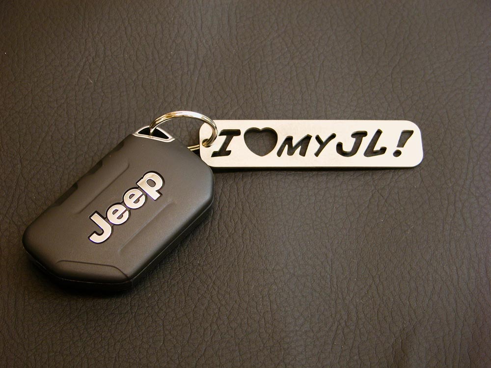I LOVE my JL Jeep Wrangler Keychain