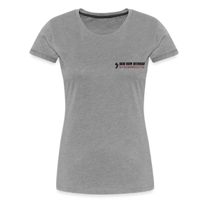 "Follow the Leader" for Jeeps; Women’s Premium T-Shirt - heather gray
