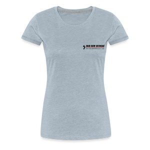 "Follow the Leader" for Jeeps; Women’s Premium T-Shirt - heather ice blue