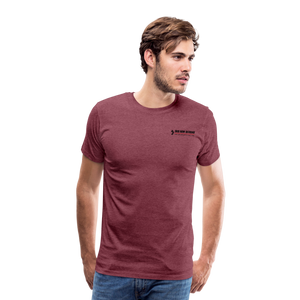"Follow the Leader" for Jeeps; Men's Premium T-Shirt - heather burgundy